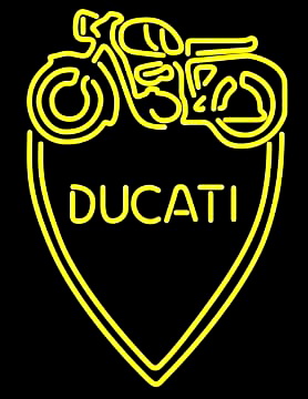 Ducati Meccanica Bologna Neon Sign